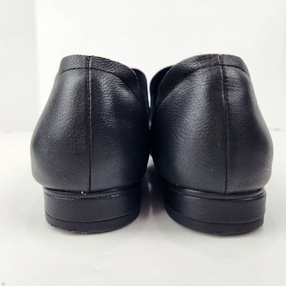 Kelsi Dagger Brooklyn Leather Loafer Womens 6.5 Black Slip On Comfort Minimalist - Picture 4 of 9